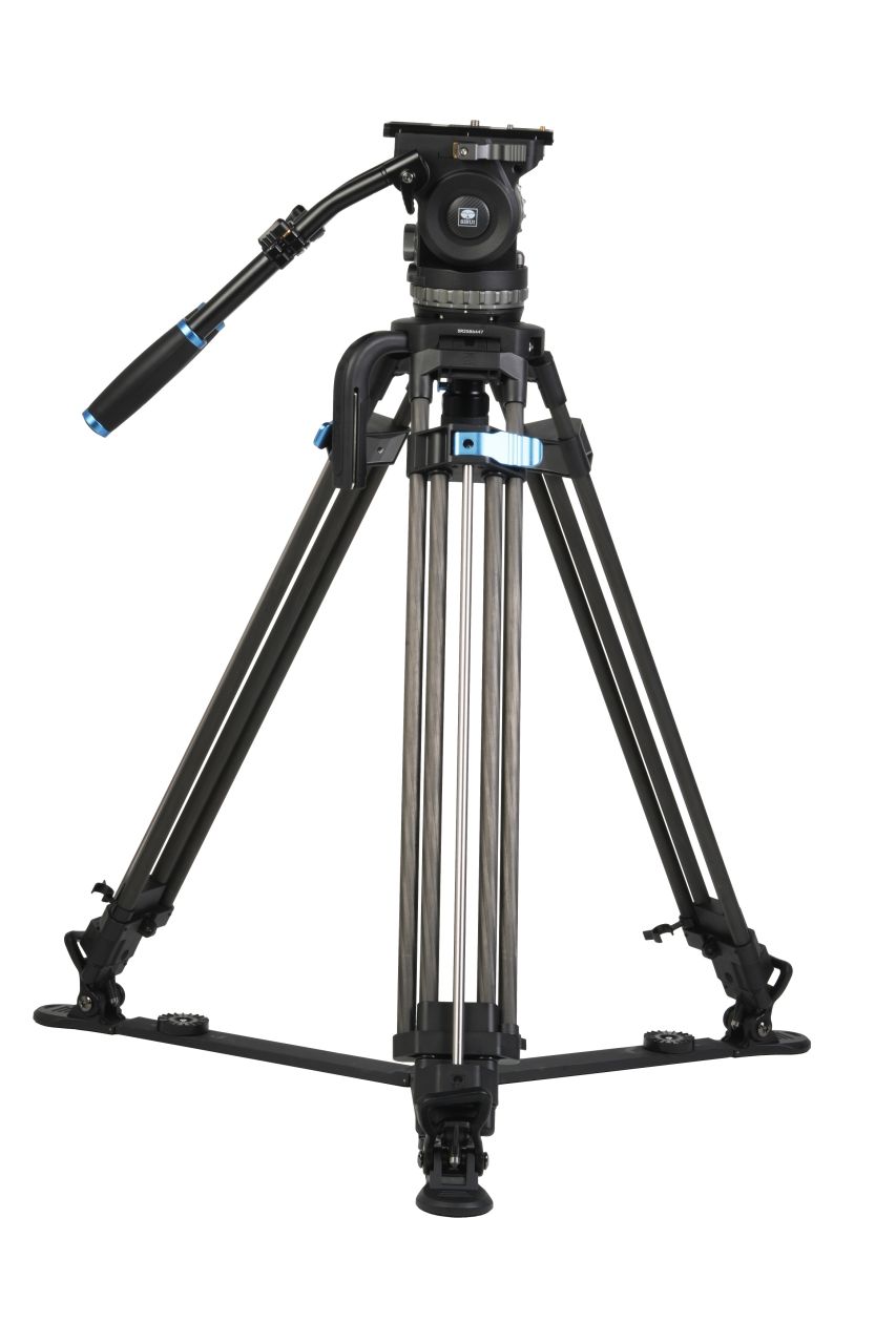 SIRUI Rapid SQ100 egylépeses magasságállítású tripod VHS18 fluid videófejjel