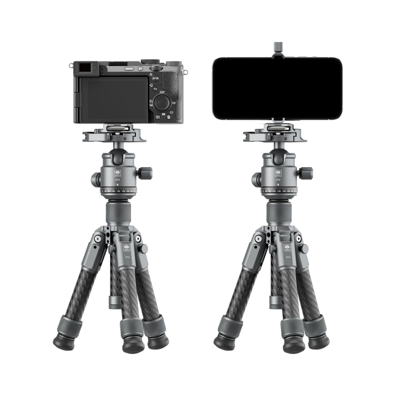 SIRUI 3TX asztali karbon tripod készlet (3TX + 3T5)