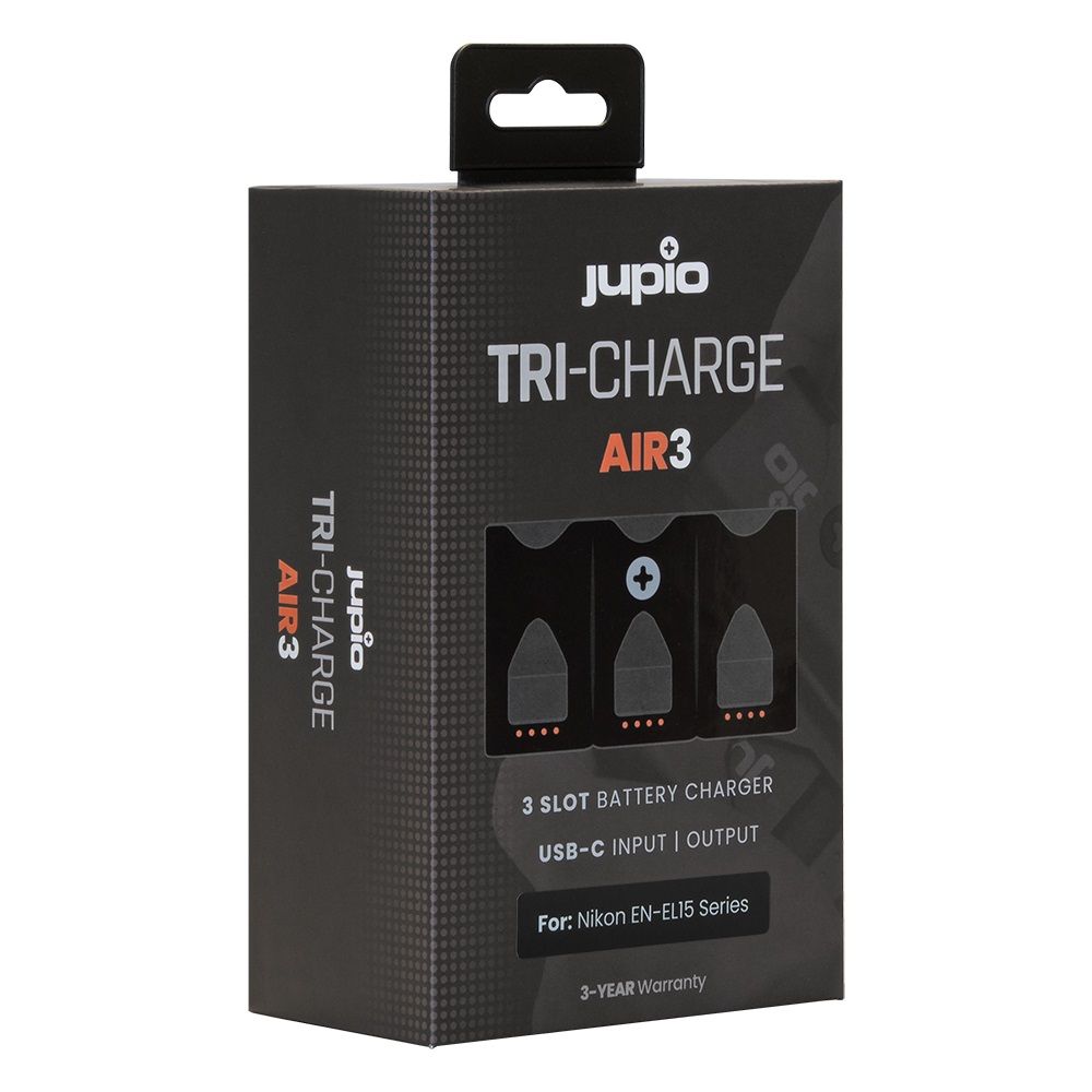 Jupio Tri-Charge AIR3 EN-EL15 Töltő és Power Bank