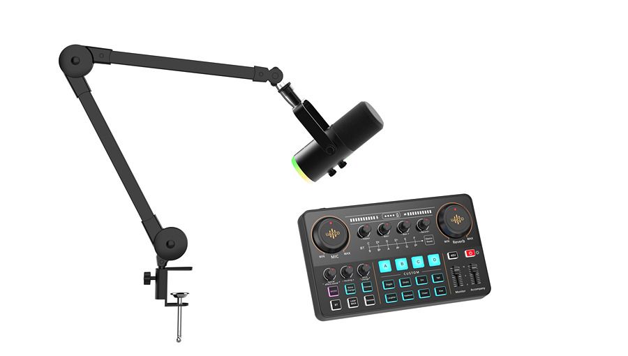 LUUCCO Melo-S2 professzionális vezeték nélküli dinamikus USB/XLR podcast mikrofon 