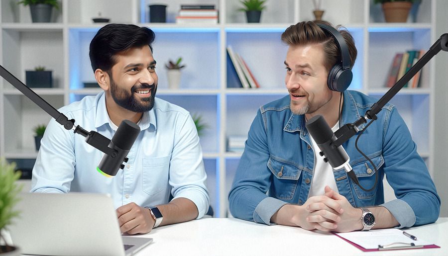 LUUCCO Melo-S2 professzionális vezeték nélküli dinamikus USB/XLR podcast mikrofon 