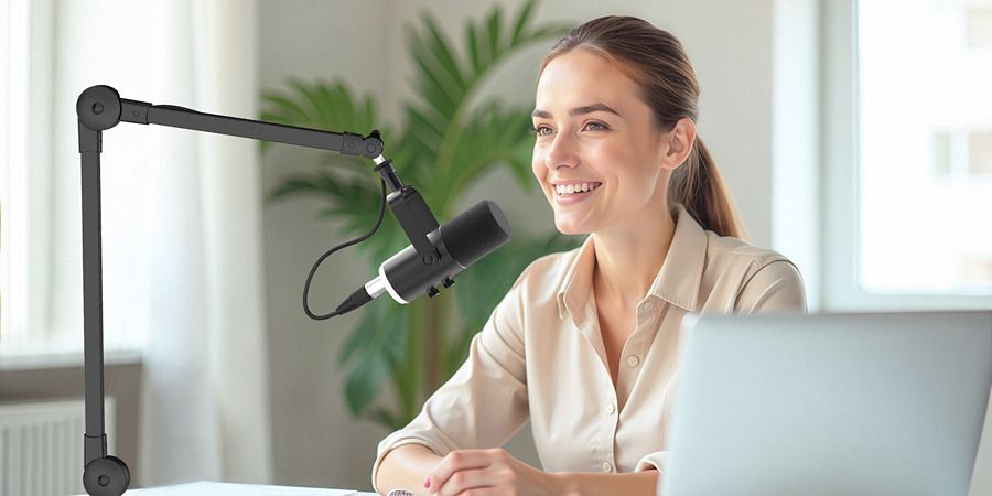 LUUCCO Melo-S2 professzionális vezeték nélküli dinamikus USB/XLR podcast mikrofon 