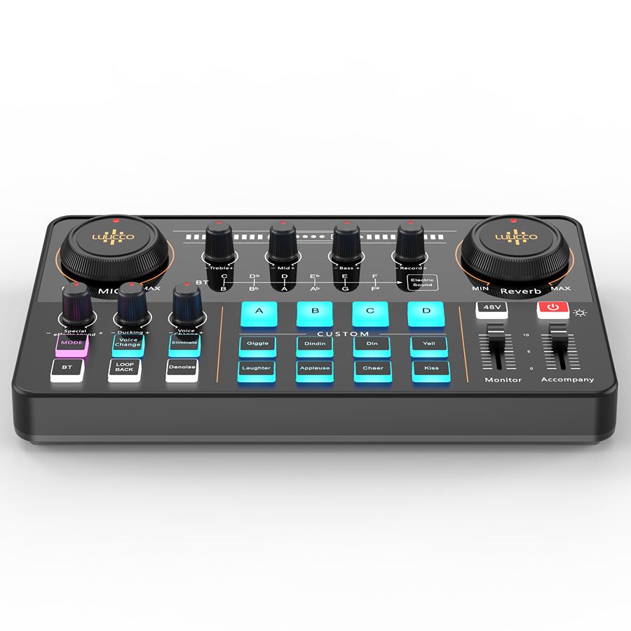 LUUCCO MI-2 kétcsatornás podcast keverő