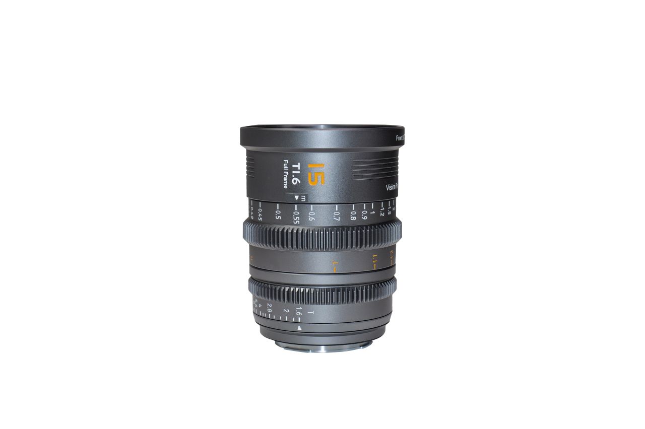 SIRUI VP-1-15G Vision Prime 15mm T1.6 Full-Frame Cine objektív szürke